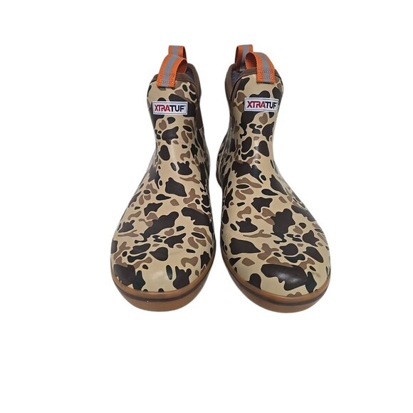 Xtratuf Men's 6" Duck Ankle Deck Boots XMABDCAM Camo Size 13M - Picture 6 of 7